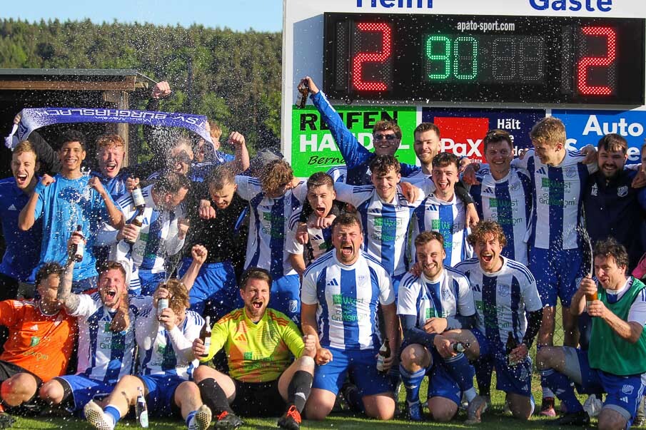 Meisterschaft A-Klasse - Wiederaufstieg perfekt - TSV Burghaslach steigt auf!